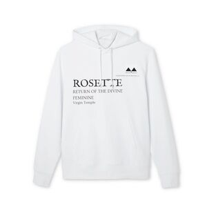 Organic Cotton Rosette Hoodie